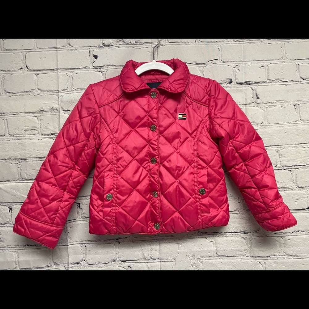 Tommy Hilfiger Toddler Girls Puffer Jacket Pink 4T